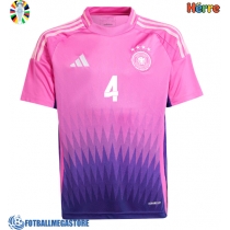 Fotballdrakt Herre Tyskland Jonathan Tah #4 Bortedrakt EM 2024 Kortermet